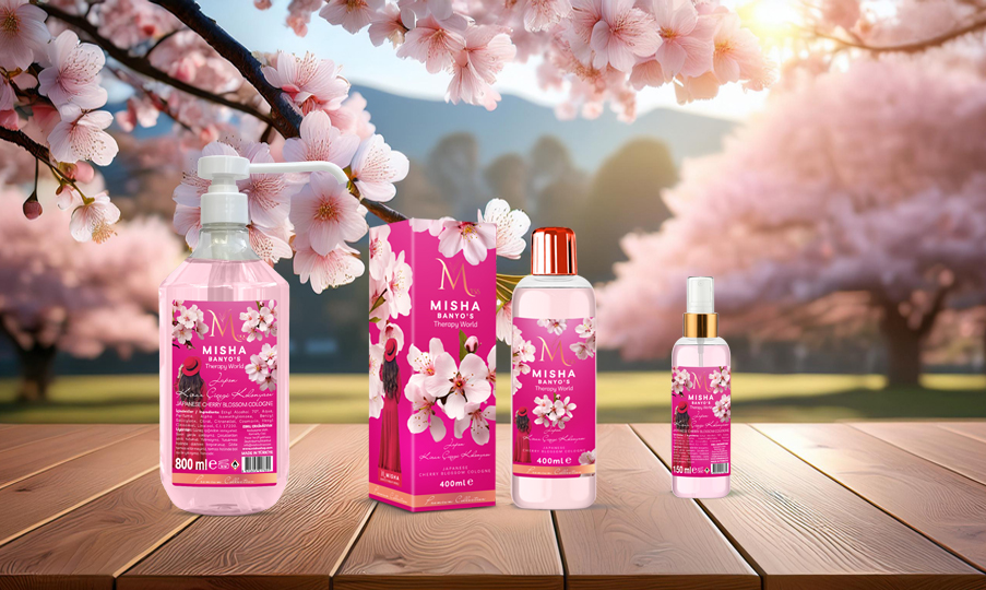 Japon Kiraz Çiçeği Kolonyası 400 ml Pet Şişe