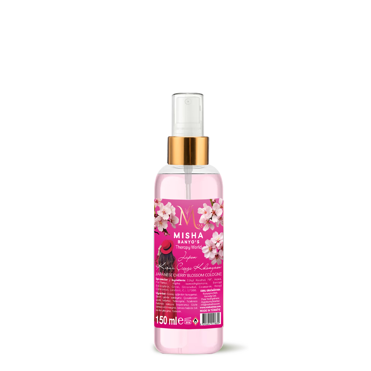 Japon Kiraz Çiçeği Kolonyası 150 ML Sprey
