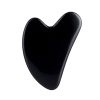 Doğal Obsidyen Gua Sha Taşı Yüz Masaj Aleti
