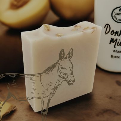 El yapımı eşek sütlü doğal sabun 100 gram