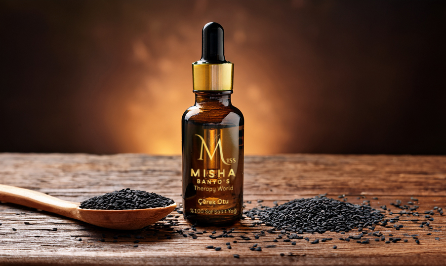 %100 Saf Soğuk Sıkım Çörek Otu Yağı – Miss Misha 50 ml Cilt ve Saç Bakımı
