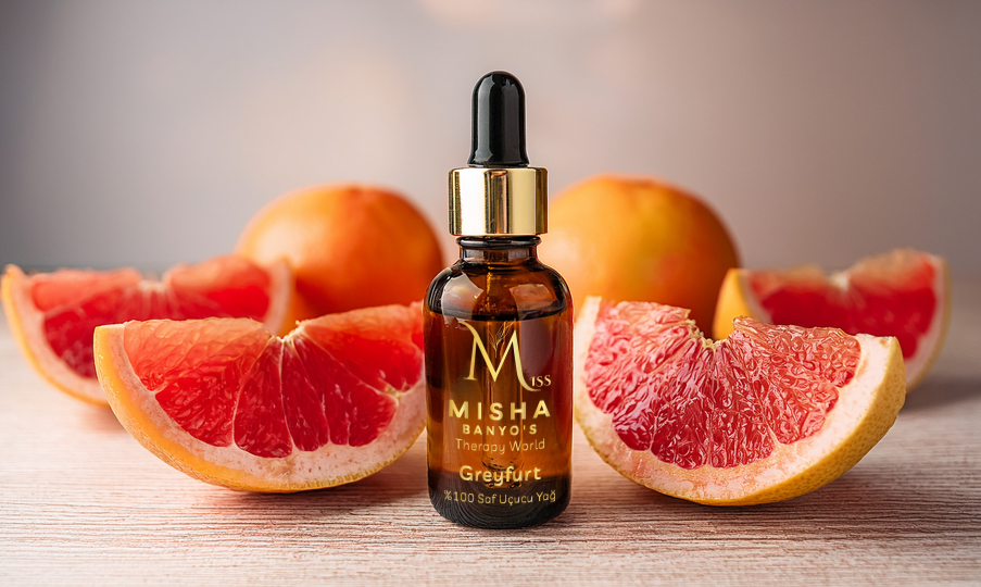 %100 Saf Greyfurt Uçucu Yağı – Miss Misha 10 ml Aromaterapi ve Cilt Bakımı