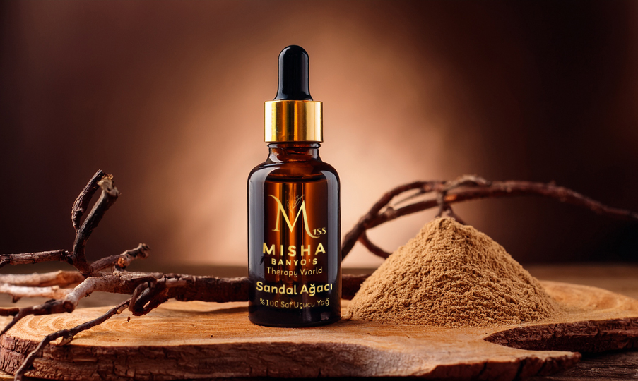 %100 Saf Sandal Ağacı Uçucu Yağı – Miss Misha 10 ml Aromaterapi ve Meditasyon