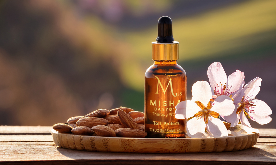 %100 Saf Soğuk Sıkım Tatlı Badem Yağı – Miss Misha Banyo’s Therapy World