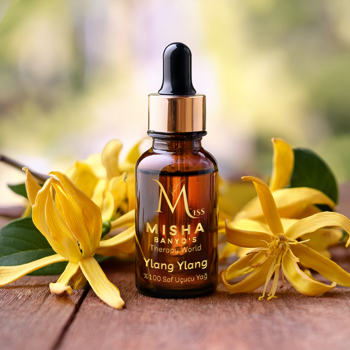 %100 Saf Ylang Ylang Uçucu Yağı – Miss Misha 10 ml Aromaterapi ve Rahatlama