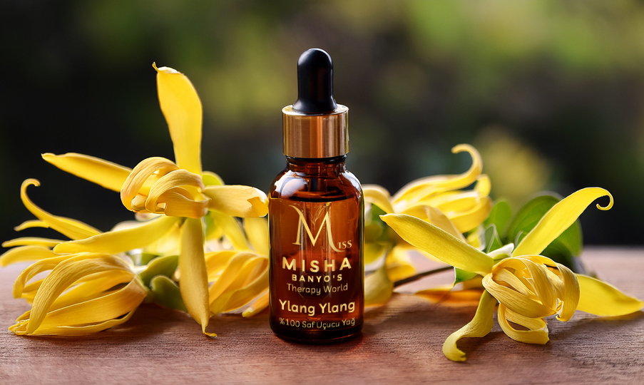%100 Saf Ylang Ylang Uçucu Yağı – Miss Misha 10 ml Aromaterapi ve Rahatlama